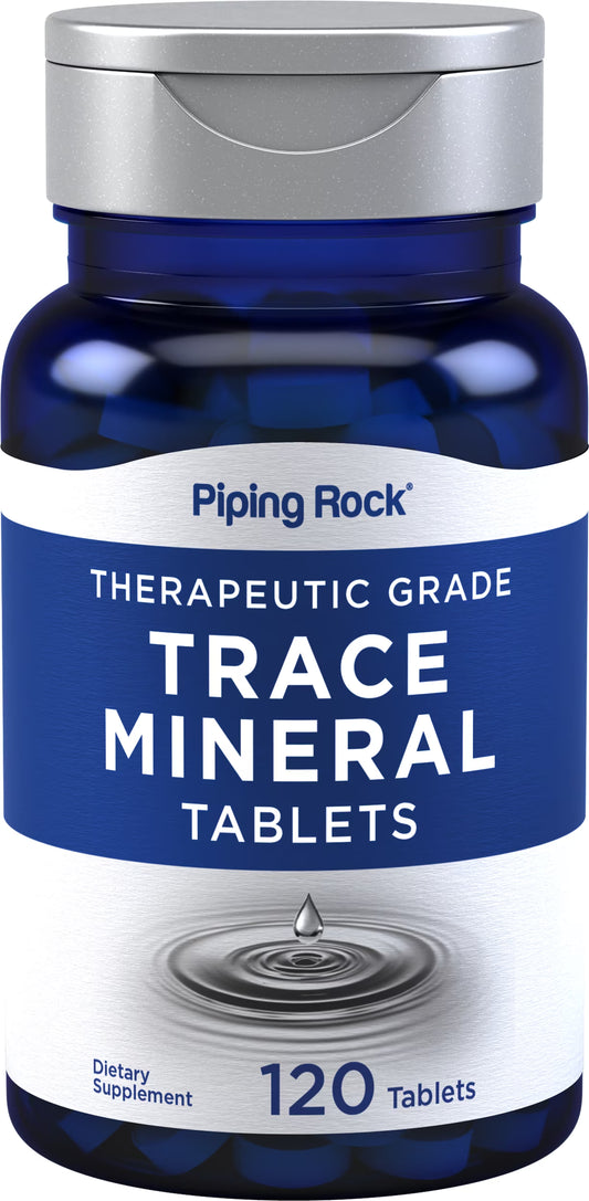 Trace Minerals Supplements | 120 Tablets | Therapeutic Grade | Non GMO, Gluten Free | by