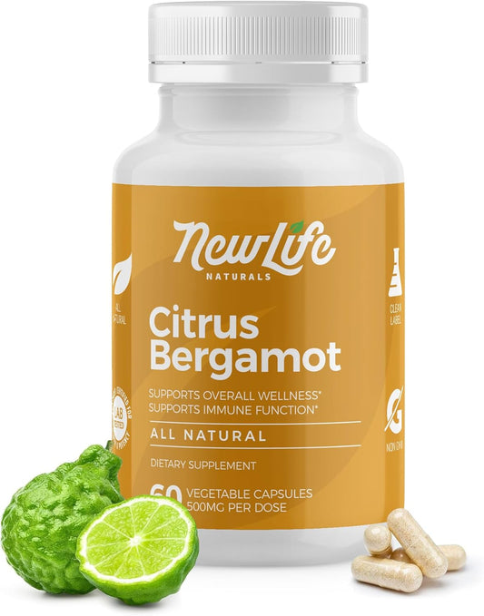 Citrus Bergamot Supplements 500 MG - Heart Health - Supplement for Wellness And