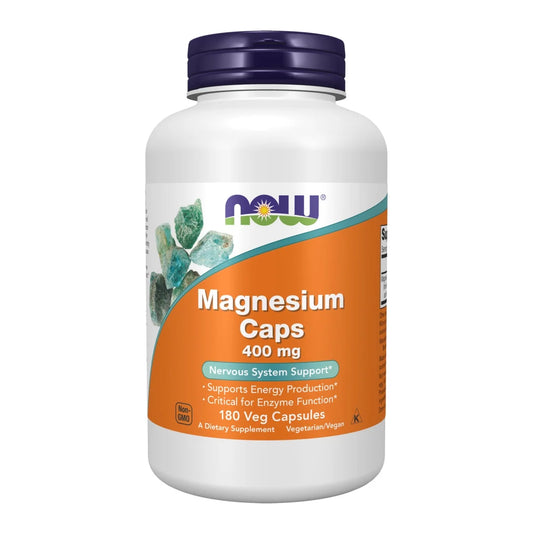 Supplements, Magnesium 400 Mg, Enzyme Function*, Nervous System Support*, 180 Veg Capsules