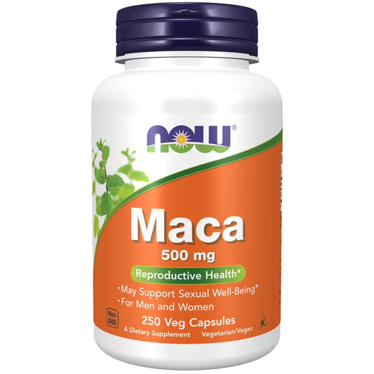 Supplements, Maca (Lepidium Meyenii) 500 Mg, for Men and Women, 250 Veg Capsules