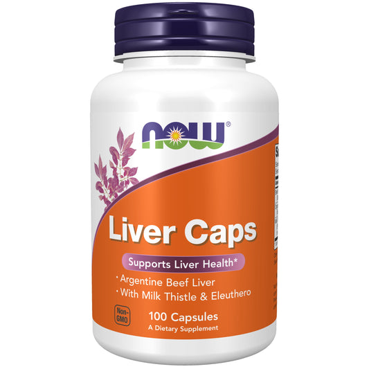 Supplements, Liver Caps with Milk Thistle and Eleuthero, Supports Liver Health*, 100 Capsules