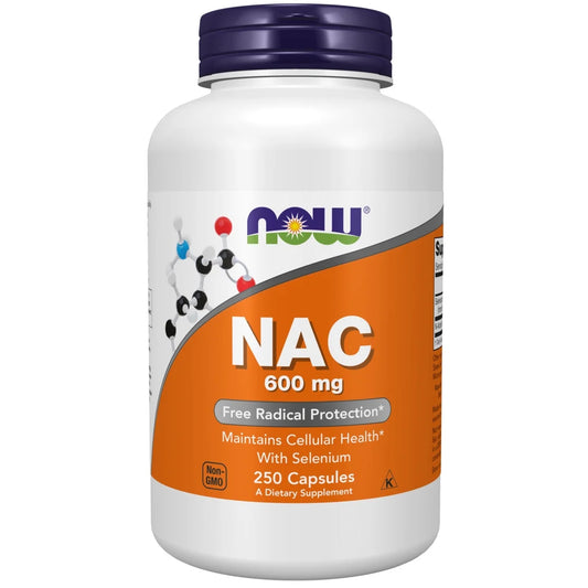 Supplements, NAC (N-Acetyl-Cysteine) with Selenium Capsules, 1000 Mg, 250 Count