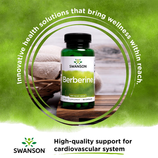 Herbal Supplements Berberine 400 Mg Capsule 60Ct
