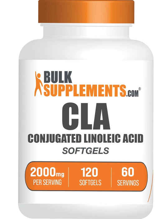 Bulksupplements Conjugated Linoleic Acid Softgels - CLA Supplements, 2000Mg per Serving (120 Softgels - 60 Servings)