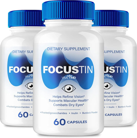 Focustin Brain Supplements for Memory and Focus Capsules (3 Pack)