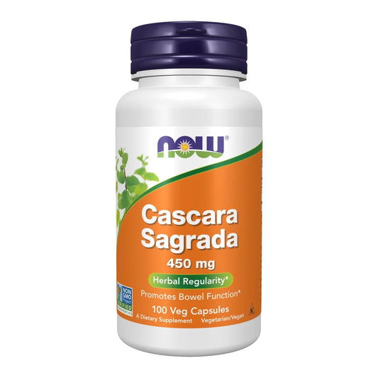 Supplements, Cascara Sagrada (Rhamnus Purshiana) 450 Mg, Herbal Regularity*, 100 Veg Capsules