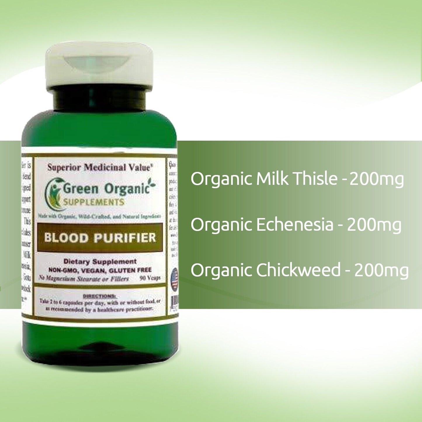 Green Organic Supplements' Blood Purifier
