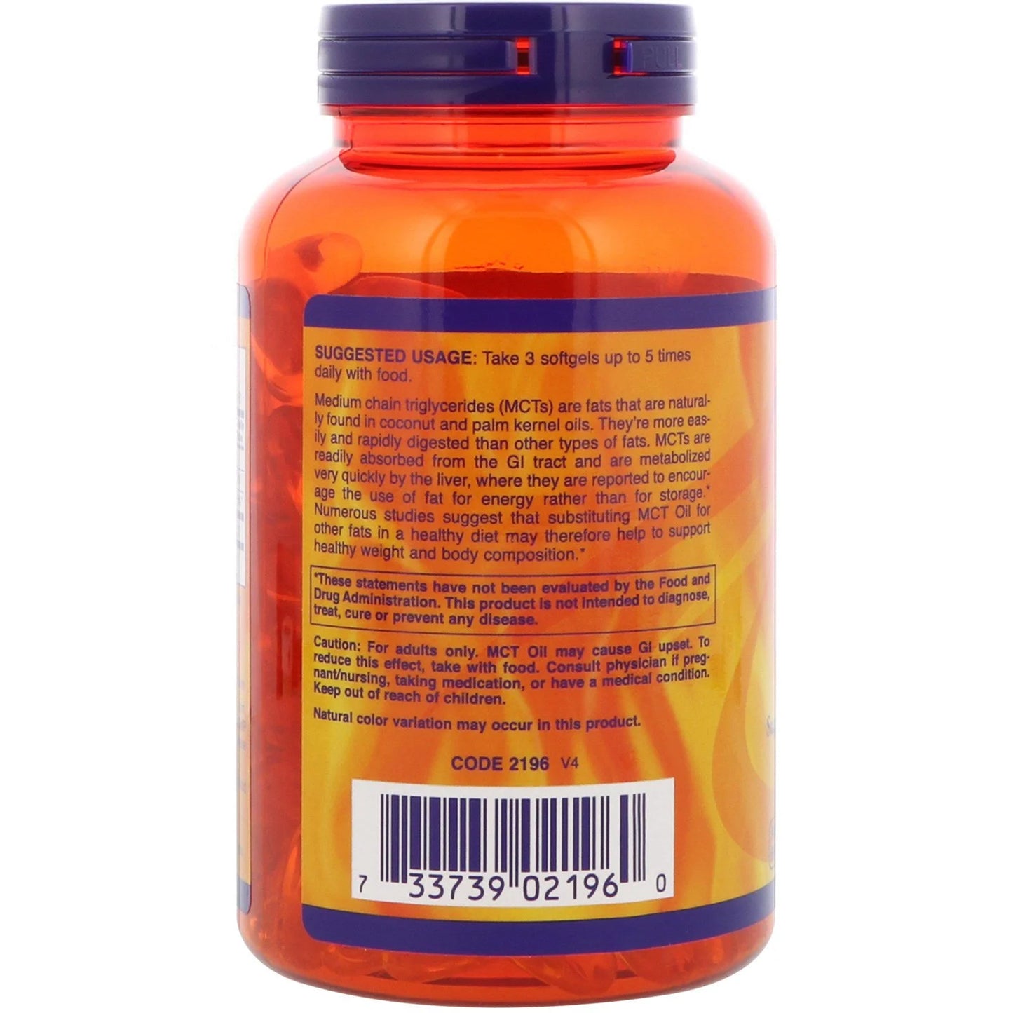 Sports MCT Oil Weight Management, Dietary Supplements, 1000 Mg, 150 Count