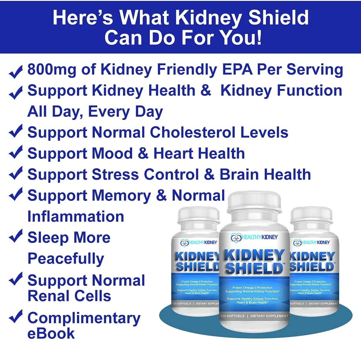 Healthy Kidney Kidney Shield +  Bundle: Kidney Support + Kidney Cleanse Supplements