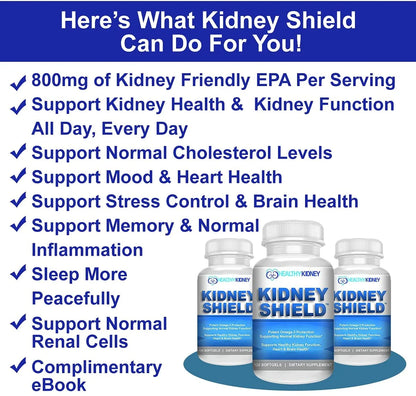 Healthy Kidney Kidney Shield +  Bundle: Kidney Support + Kidney Cleanse Supplements