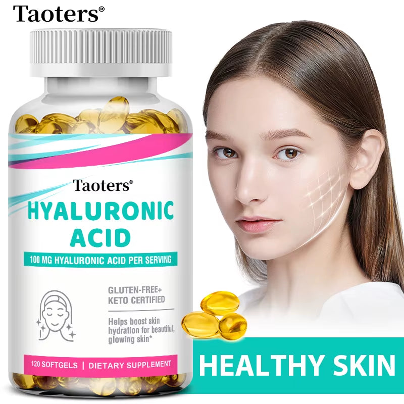 Sodium Hyaluronate Supplements—Antioxidant and Anti-Aging, Supports Skin and Bone Health, Promotes Nutrient Absorption