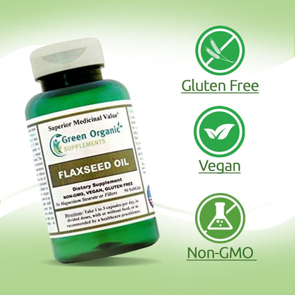 Green Organic Supplements' Flaxseed Oil