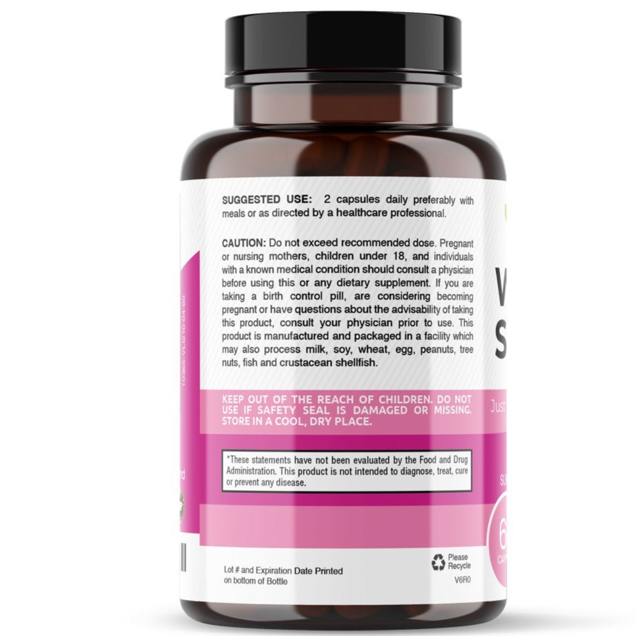 Women'S Support Supplements - Reduces Menopause Symptoms, Hormonal Balance, Promote Healthy Mood - 60 Capsules