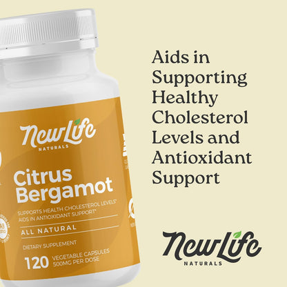 Citrus Bergamot Supplements 500 MG - Heart Health - Supplement for Wellness And