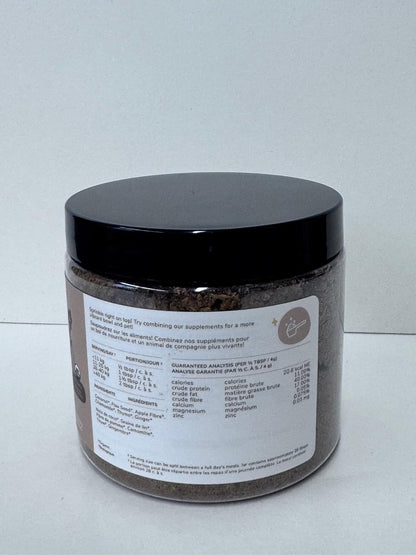 Healthy Calm Supplement for Dogs & Cats - Vet Formulated Natural Formula with Organic Chamomile, Thyme, Apple Pomace, Ginger and Coconut- Made in USA - 8 Oz (Large)