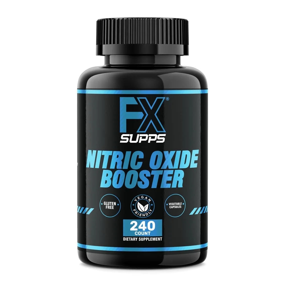Nitric Oxide Booster Natural 1380 Mg L-Arginine, L-Citrulline, and Beta-Alanine Capsules for Vascularity & Energy, 240 Count