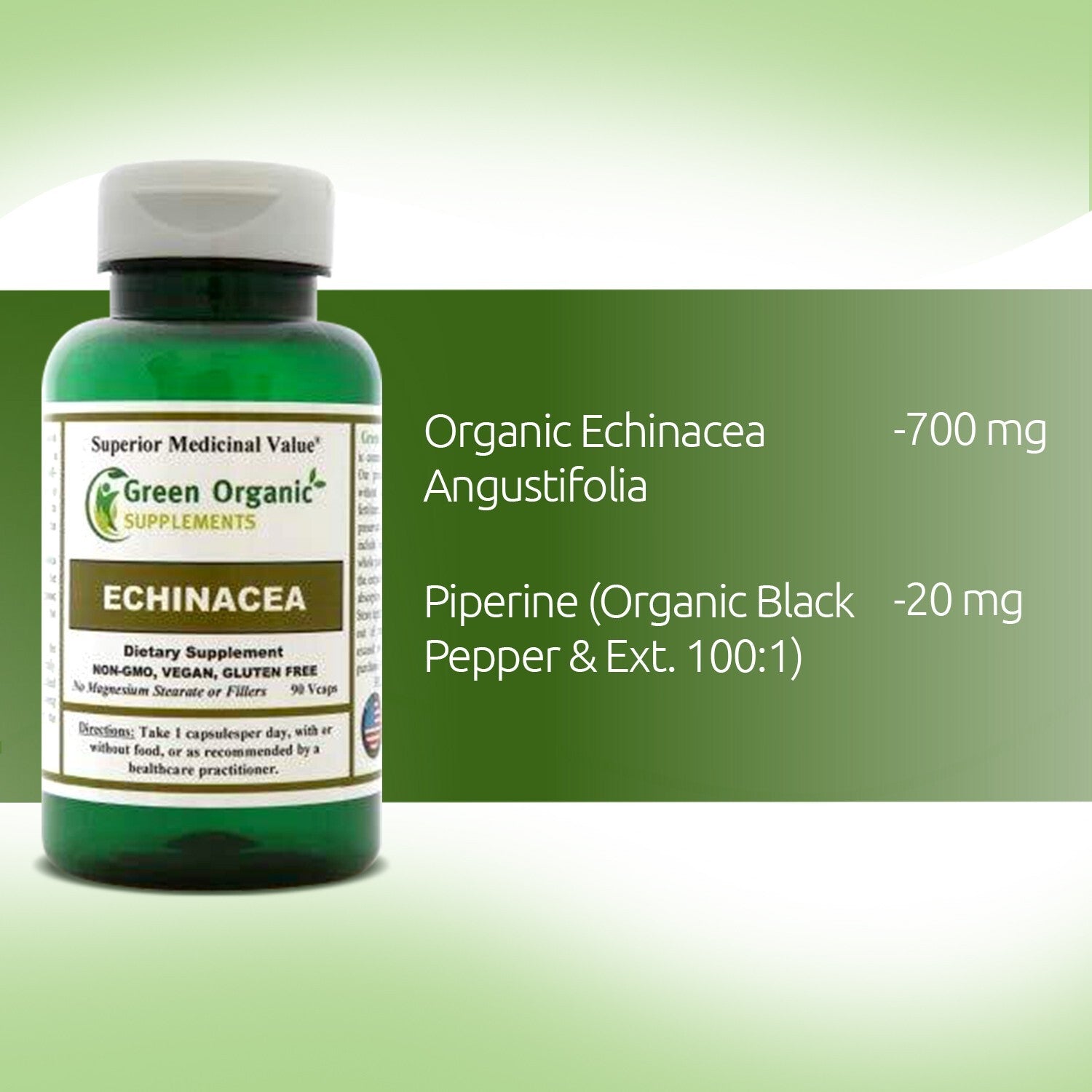 Green Organic Supplements' Echinacea Angustifolia
