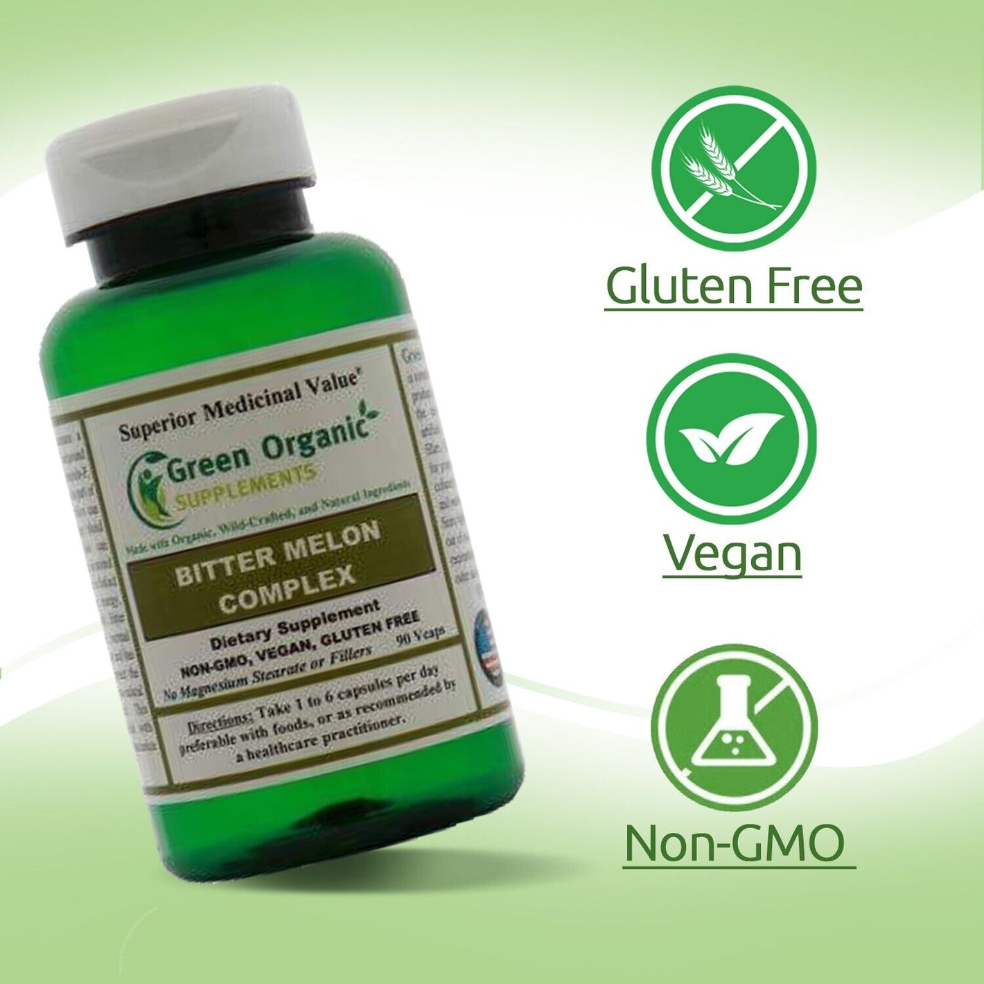 Green Organic Supplements' Bitter Melon