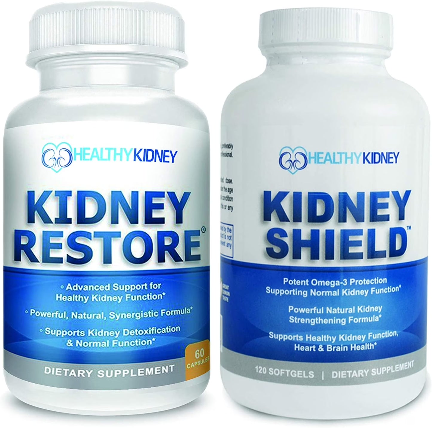 Healthy Kidney Kidney Shield +  Bundle: Kidney Support + Kidney Cleanse Supplements