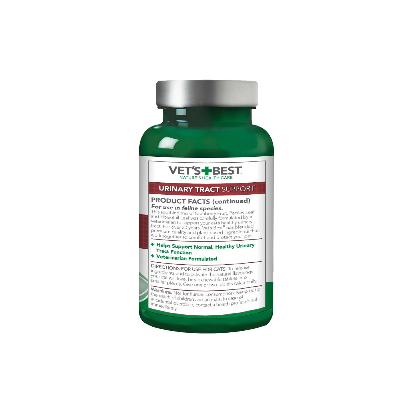 Urinary Tract Support Supplements for Cats - 60 Chewable Tablets