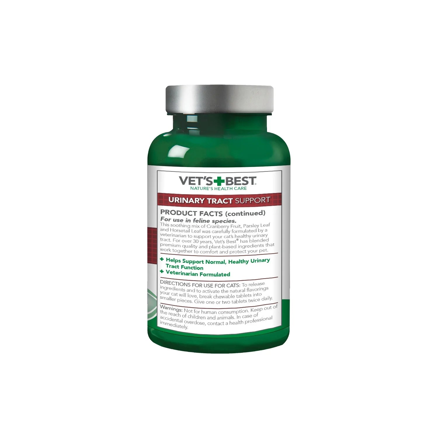 Urinary Tract Support Supplements for Cats - 60 Chewable Tablets