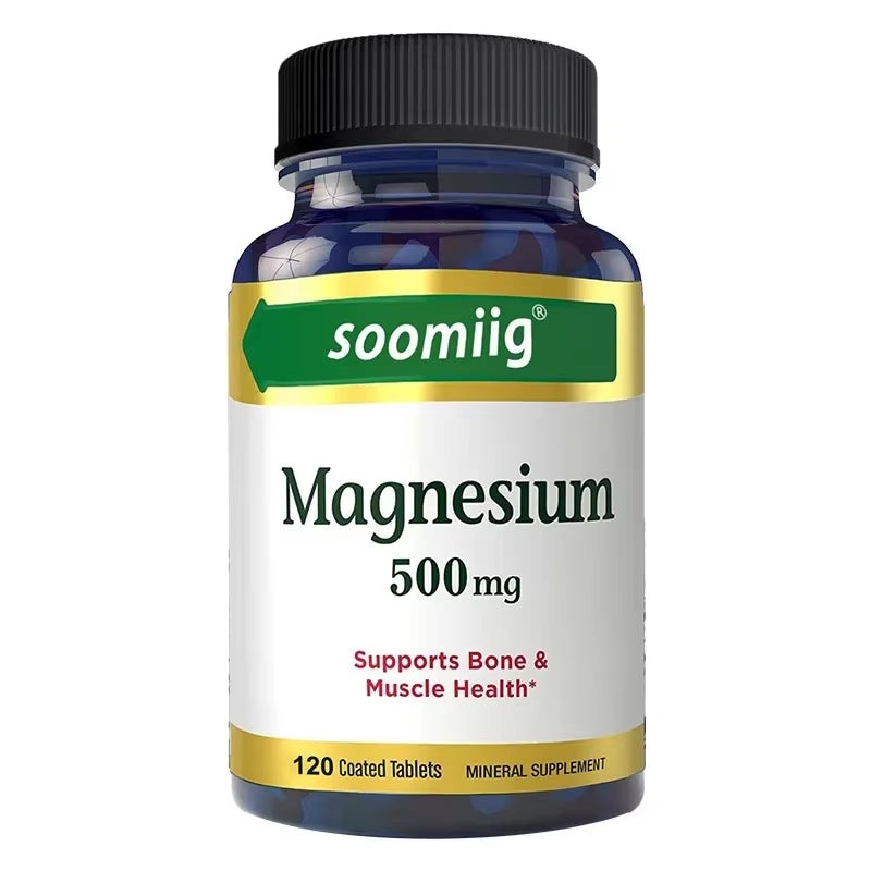 Magnesium Supplements - Supports Deep Sleep, Promotes Muscle Growth, Bone, Brain, Heart Health and Improves Absorption
