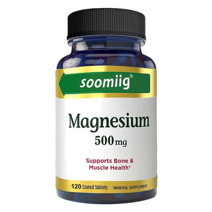Magnesium Supplements - Supports Deep Sleep, Promotes Muscle Growth, Bone, Brain, Heart Health and Improves Absorption