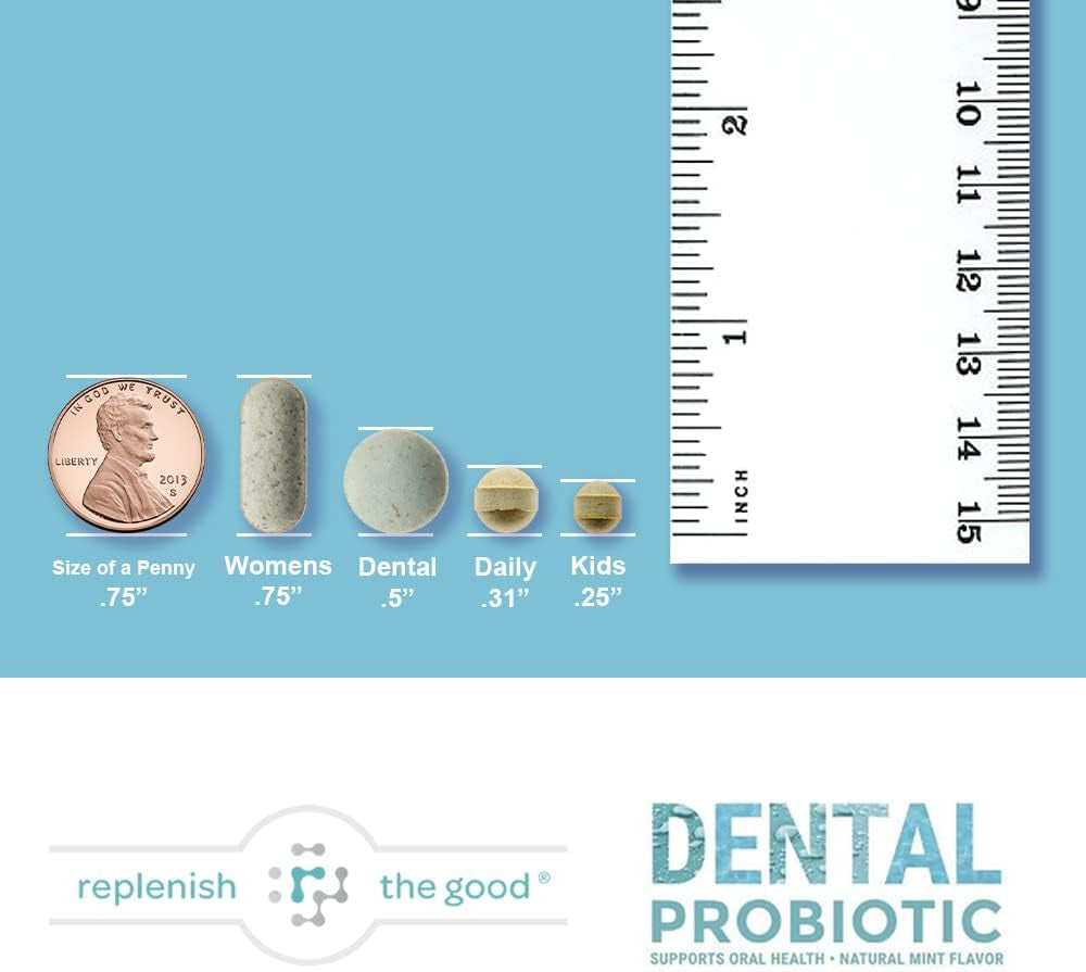 Dental Probiotic | Vegan Supplements W/Blis K12 & M18 | Boosts Oral Health | ...
