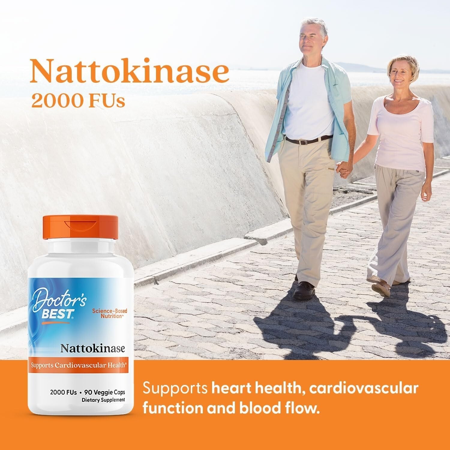 Doctor'S Best Nattokinase, 2,000 Fus, Veggie Caps, Dietary Supplements