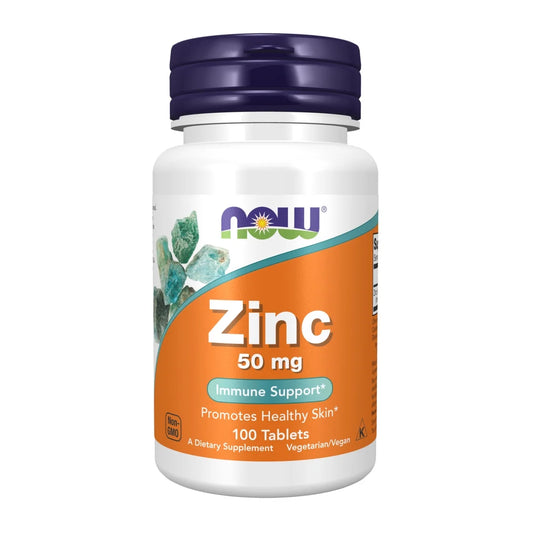 Supplements, Zinc (Zinc Gluconate) 50 Mg, Supports Enzyme Functions*, Immune Support*, 100 Tablets