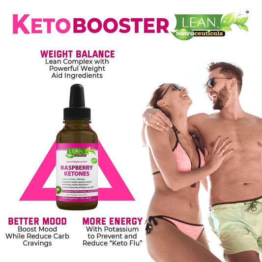 Weight Loss Keto Raspberry Ketone Drops 60 Ml Appetite Suppressant Fat Burner Diet Energy Supplement Metabolism Booster That Work for Belly for Men and Women Slim Faster than Gummy Pill Capsule Tea