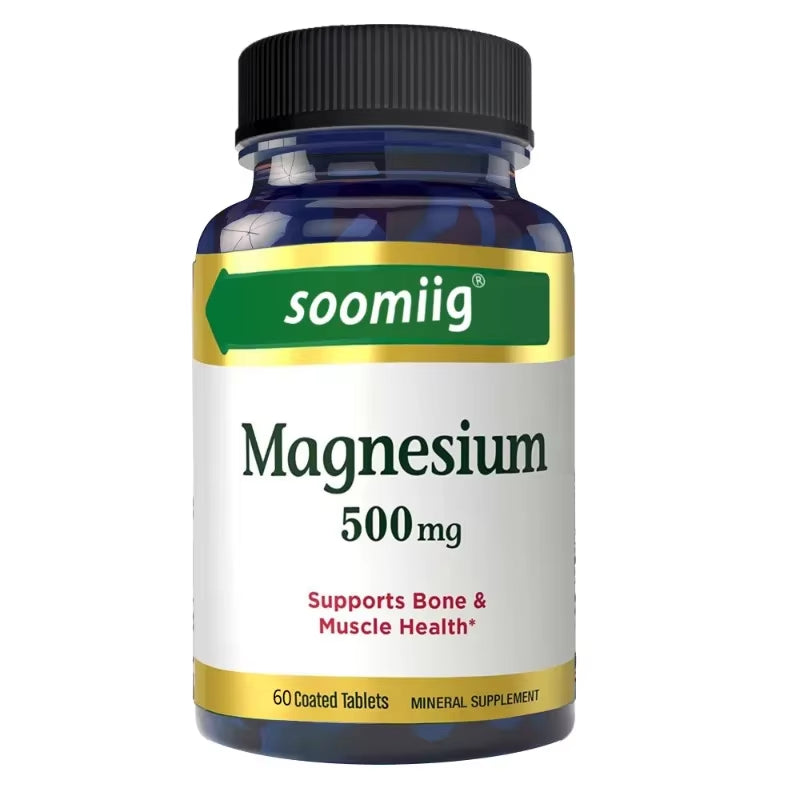 Magnesium Supplements - Supports Deep Sleep, Promotes Muscle Growth, Bone, Brain, Heart Health and Improves Absorption